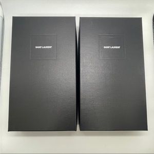 Authentic SAINT LAURENT 2pc Small Accessories Gift Boxes Bundle